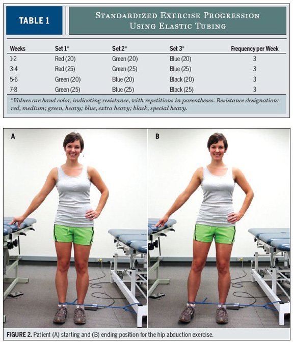 Standardized Exercise Progression Using Elastic Tubing